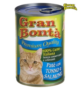 Gran Bonta Cat Pate Tuna/Salmon 24x400g 1 x 24pc