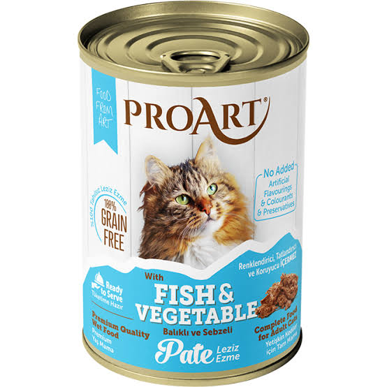 PROART CAT PATE FISH & VEGETABLE 400 GR