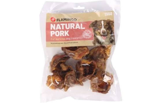 Flamingo Nature Snack Pig Ear Auricles 200g