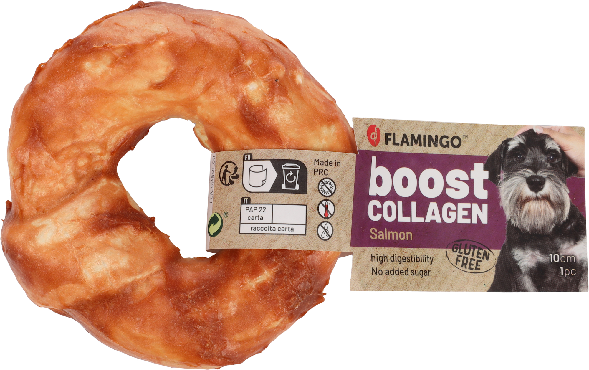 Boost Ring with Collagen and Salmon 10cm 1pc