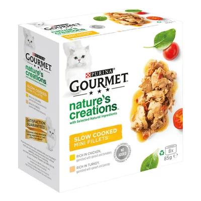 GOURMET Nature's Creations Chicken 8x85g