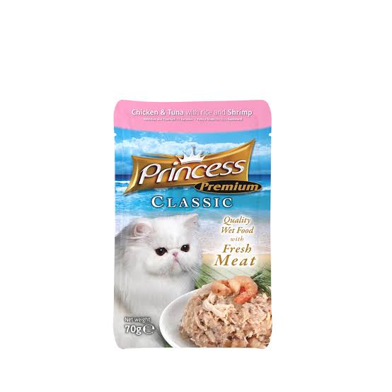 PRIN POUCH 70G TUNA/CHICK/SHR PINK